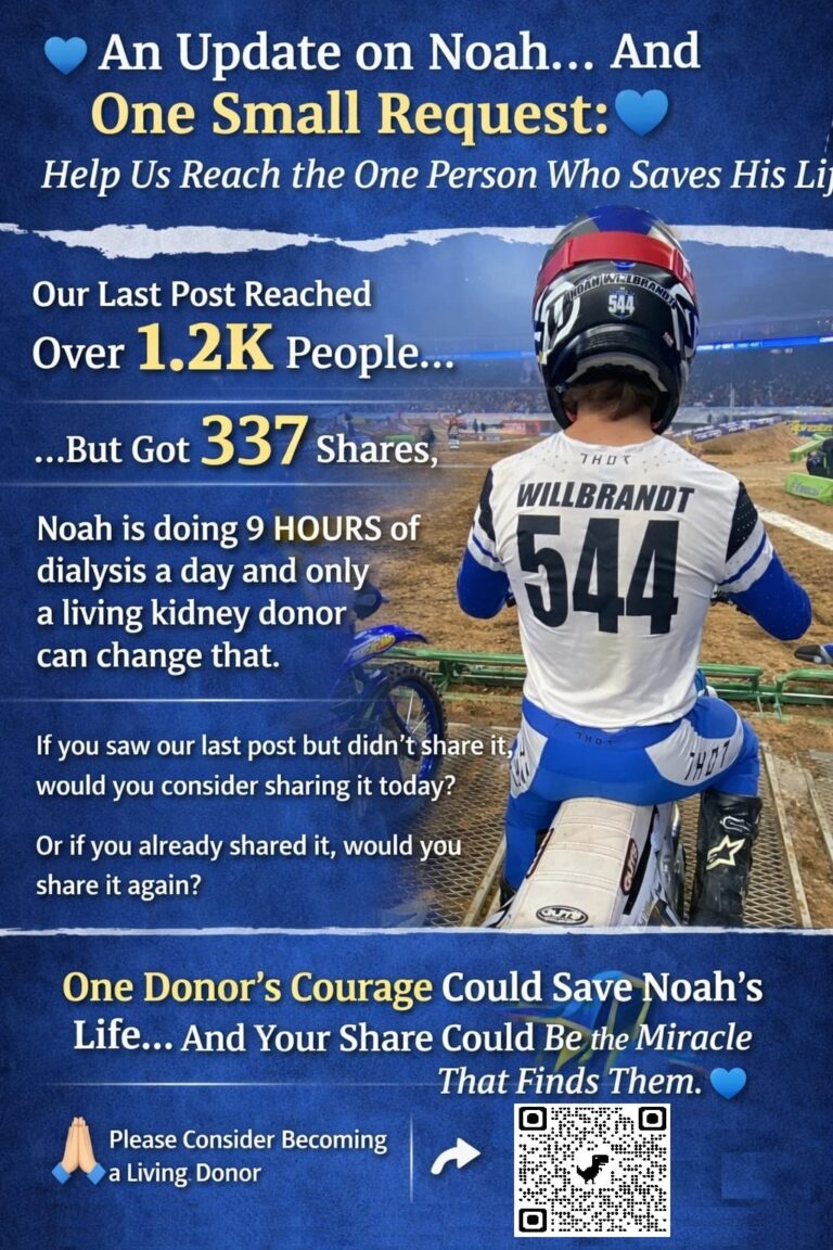 Noah needs a kidney donor #2 SM 3.15.2026